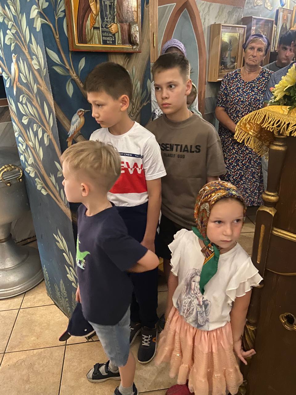 Литургия в Знаменской церкви
